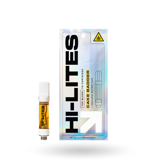 THCa Blend Vape Cartridge: Cake Badder 1g | Buddy Brandz