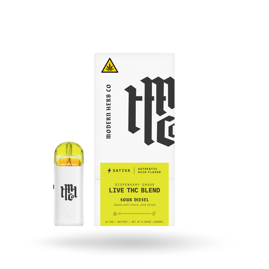Live THCa Pod Starter Kit: Sour Diesel (Sativa), 1g | Buddy Brandz
