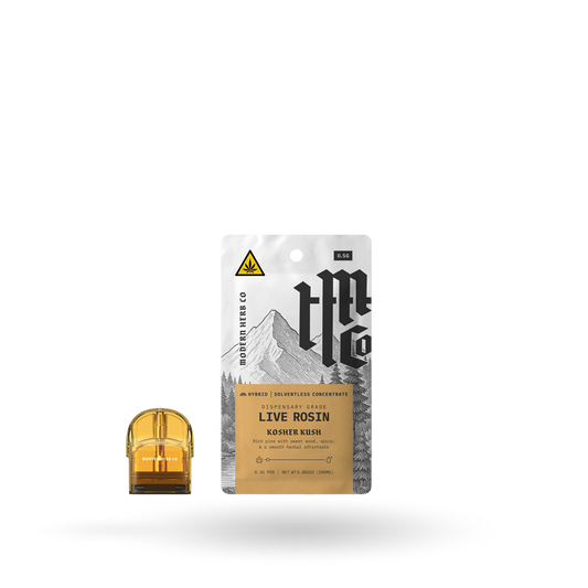 THCa Rosin Pod: Kosher Kush (Hybrid) 0.5g | Buddy Brandz
