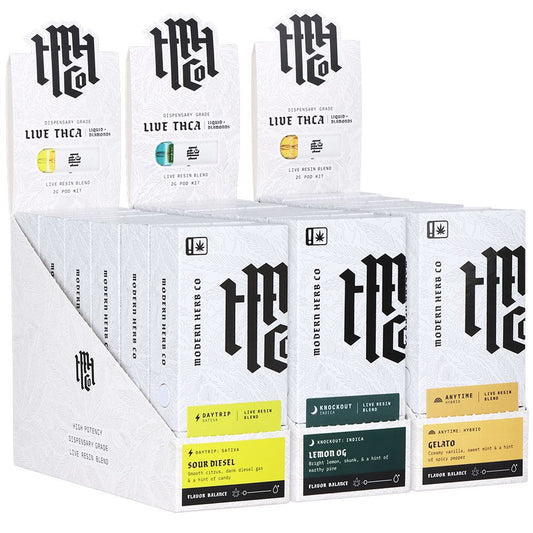 Modern Herb Co Liquid Diamonds THCA Pod Starter Kit - 2g 6ct by Smoke Drop | Buddy Brandz | Buddy Brandz
