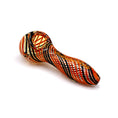Load image into Gallery viewer, INSIDE OUT LINEWORK SWIRL HAND PIPE SPOON by Smoke Drop - view 5 | Buddy Brandz