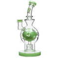 Load image into Gallery viewer, Calibear Exosphere Seed Of Life Dab Rig by Smoke Drop - view 33 | Buddy Brandz