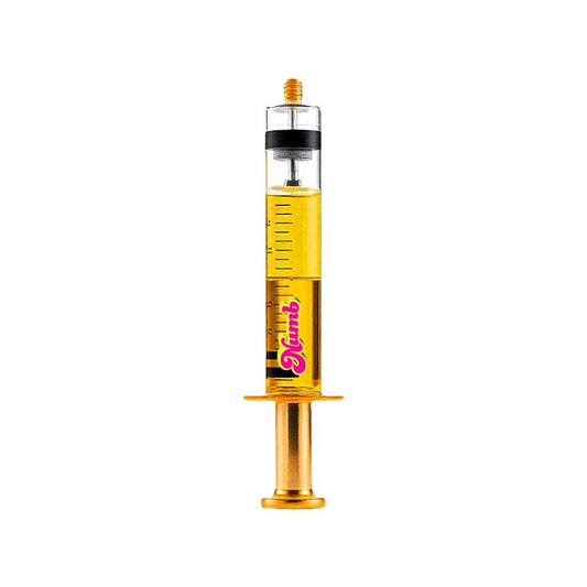 Numb THCA Live Rosin Badder Glass Syringe | 2g | 5ct Display by Smoke Drop - view 2 | Buddy Brandz - alternate view | Buddy Brandz