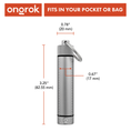 Load image into Gallery viewer, Ongrok Aluminum Storage Keychain by Smoke Drop - view 26 | Buddy Brandz