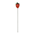 Load image into Gallery viewer, Pulsar Fruit Series Strawberry Cough Herb Pipe Glow Duo - 10" / 14mm F by Smoke Drop - view 4 | Buddy Brandz