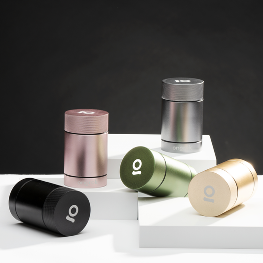 Ongrok Aluminum Metal Storage Jar by Smoke Drop - view 2 | Buddy Brandz - alternate view | Buddy Brandz