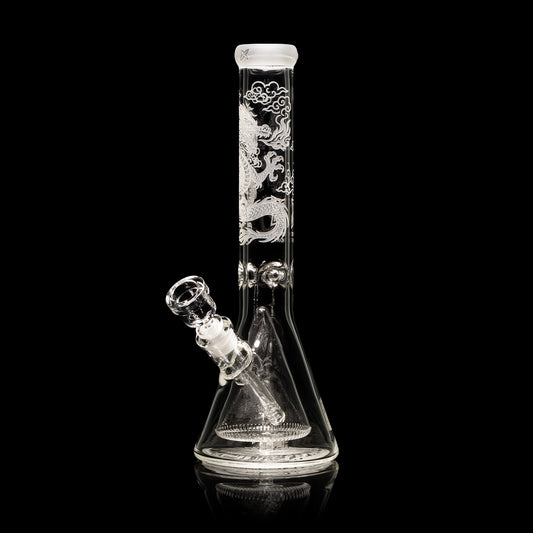 Dragon Heart XL 14" Collins Perc Beaker Bong | Buddy Brandz