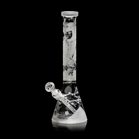 Femme Samurai 16" Clear Beaker Bong | Buddy Brandz