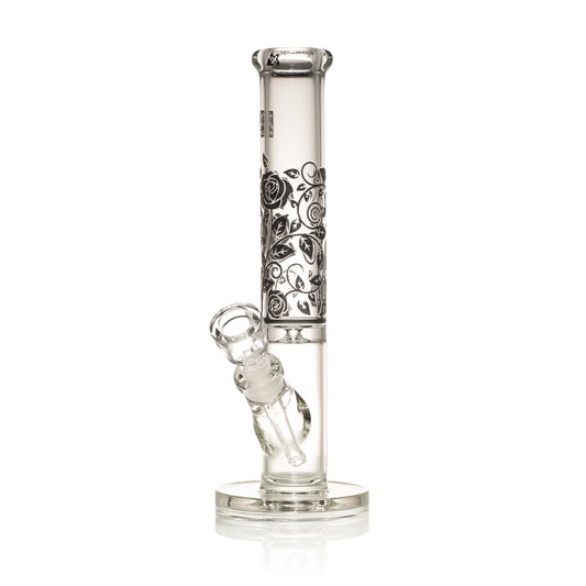 Roses X 14" Straight Tube | Buddy Brandz