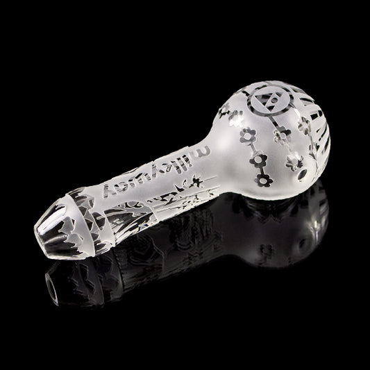 Buddha Clear Hand Pipe - alternate view | Buddy Brandz