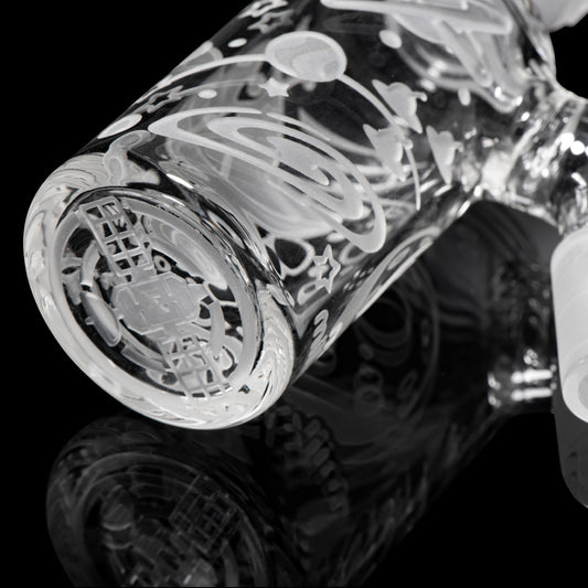 Space Odyssey Clear Dry Ash Catcher - alternate view | Buddy Brandz