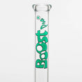 Load image into Gallery viewer, Boost | 17" Green Beaker Base Glass Water Pipe by Smoke Drop - view 2 | Buddy Brandz