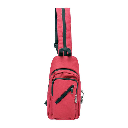 12IN X 6IN X 2IN SMELLPROOF SLING BAG - WINE RED - alternate view | Buddy Brandz