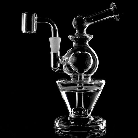 MJ Arsenal Gemini Mini Dab Rig by Smoke Drop - view 2 | Buddy Brandz - alternate view | Buddy Brandz