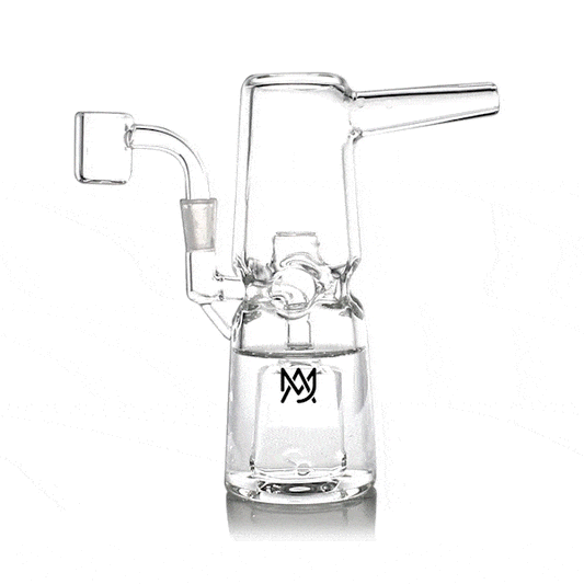 MJ Arsenal Turret Mini Dab Rig by Smoke Drop - view 2 | Buddy Brandz - alternate view | Buddy Brandz