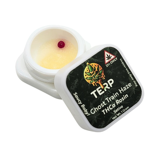 Rosin THCA Concentrate | Ghost Train Haze (Sativa) | 1 gram by Smoke Drop | Buddy Brandz | Buddy Brandz