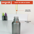 Load image into Gallery viewer, Ongrok Glass Dropper Jars, 6 pack by Smoke Drop - view 7 | Buddy Brandz