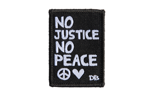 No Justice No Peace Patch by Smoke Drop | Buddy Brandz | Buddy Brandz