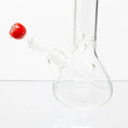 Load image into Gallery viewer, Boost | 17" Red Beaker Base Glass Water Pipe by Smoke Drop - view 3 | Buddy Brandz