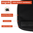 Load image into Gallery viewer, Ongrok Carbon-lined Wallets with Combination Lock V 2.0 | 3" Sizes (Small, Medium, Large) by Smoke Drop - view 5 | Buddy Brandz
