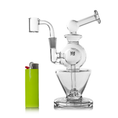 Load image into Gallery viewer, MJ Arsenal Gemini Mini Dab Rig by Smoke Drop - view 3 | Buddy Brandz