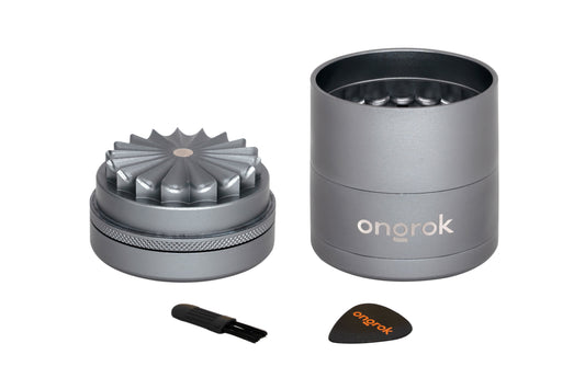 Ongrok Mini 5 Piece, Flower Petal Toothless Grinder (2.2 inch) by Smoke Drop - view 2 | Buddy Brandz - alternate view | Buddy Brandz