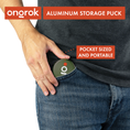 Load image into Gallery viewer, Ongrok Aluminum Storage Puck by Smoke Drop - view 19 | Buddy Brandz
