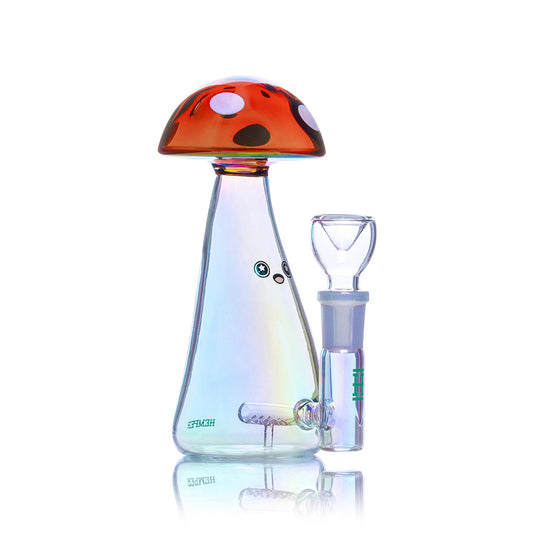 HEMPER- Trippy Shroom Bong 6" by Smoke Drop | Buddy Brandz | Buddy Brandz