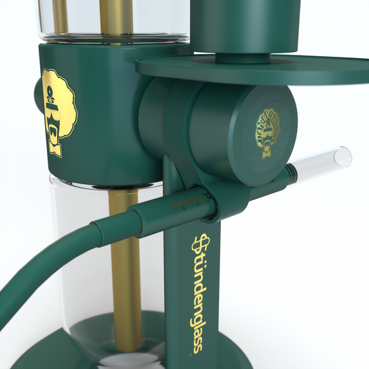 Stündenglass Hose Clip - Green by Smoke Drop - view 2 | Buddy Brandz - alternate view | Buddy Brandz
