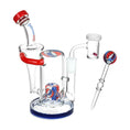 Load image into Gallery viewer, Grateful Dead x Pulsar Honest Tune Recycler Rig Set - 8.5" / 14mm F by Smoke Drop | Buddy Brandz