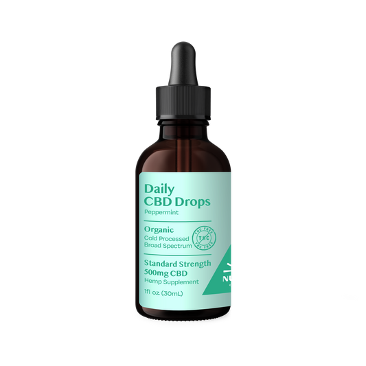 Organic CBD THC-Free Peppermint Drops 500mg - Broad Spectrum by Smoke Drop - view 2 | Buddy Brandz - alternate view | Buddy Brandz