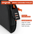 Load image into Gallery viewer, Ongrok Carbon-lined Wallets with Combination Lock V 2.0 | 3" Sizes (Small, Medium, Large) by Smoke Drop - view 4 | Buddy Brandz