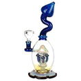Load image into Gallery viewer, Mushroom Magic Glass Water Pipe - 11" / 14mm F by Smoke Drop - view 2 | Buddy Brandz