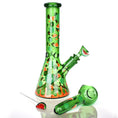Load image into Gallery viewer, Pulsar Fruit Series Watermelon Zkittles Herb Pipe Glow Duo - 10" / 14mm F by Smoke Drop | Buddy Brandz