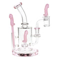 Laad de afbeelding in de Gallery-viewer, SeshGear Danger Noodle Glass Dab Rig Set - 8.25" / 14mm F