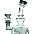 Load image into Gallery viewer, Calibear Exosphere Seed Of Life Dab Rig by Smoke Drop - view 30 | Buddy Brandz