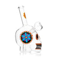 Load image into Gallery viewer, Dia De Los Muertos Skull Bong 6.1" by Smoke Drop - view 5 | Buddy Brandz