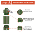 Load image into Gallery viewer, Ongrok Small Storage Keychain by Smoke Drop - view 27 | Buddy Brandz