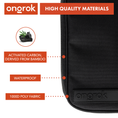 Load image into Gallery viewer, Ongrok Carbon-lined Wallets with Combination Lock V 2.0 | 3" Sizes (Small, Medium, Large) by Smoke Drop - view 17 | Buddy Brandz