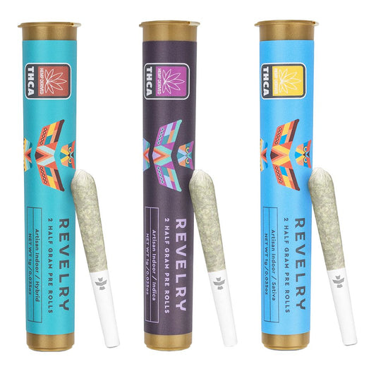 Revelry Premium Indoor THCA Pre-Rolls | 0.5g | 2pc Pack by Smoke Drop | Buddy Brandz | Buddy Brandz