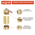 Load image into Gallery viewer, Ongrok Small Storage Keychain by Smoke Drop - view 21 | Buddy Brandz