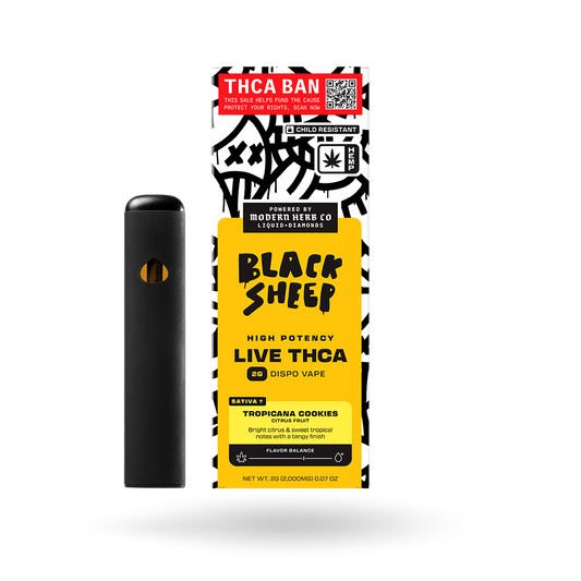 Liquid Diamonds Disposable: Tropicana Cookies (Sativa) 2g by Black Sheep | Buddy Brandz | Buddy Brandz