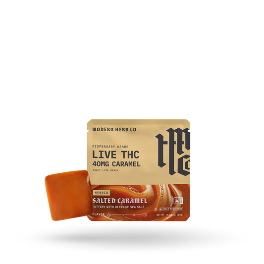 Live Resin Delta 9 Caramels Anytime (Organic) 1ct by Modern Herb Co | Buddy Brandz | Buddy Brandz