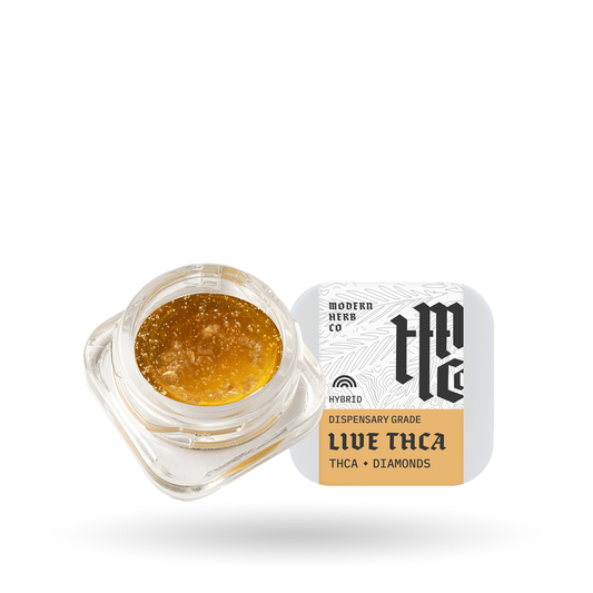 THCa Live Resin Diamonds Dab: Rainbow Runtz (Hybrid) – 2g by Modern Herb Co | Buddy Brandz | Buddy Brandz