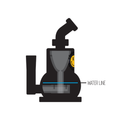 Load image into Gallery viewer, The Chief Mini Rig 4-Piece Kit by Smoke Drop - view 3 | Buddy Brandz