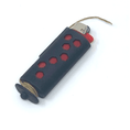 Laad de afbeelding in de Gallery-viewer, Hemp Wick Lighter Case - Fits Standard Lighters - Easy to Use Hemp Feeder for Slower & More Natural Flame - Hexagon Pattern