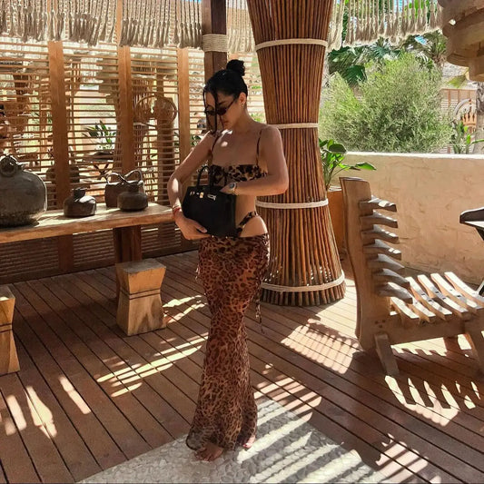 LeoQueen three piece swimsuit - alternate view | Buddy Brandz