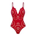 Load image into Gallery viewer, Laser Cut women three piece swimsuit