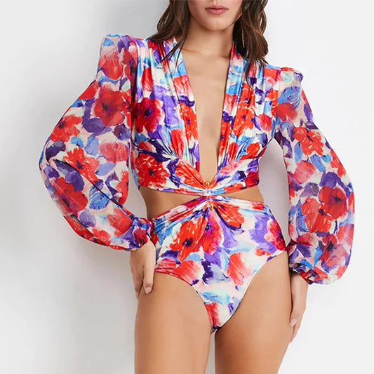 Vintage Swing one piece swimsuit - alternate view | Buddy Brandz