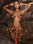 Load image into Gallery viewer, African zest Bandage three piece swimsuit